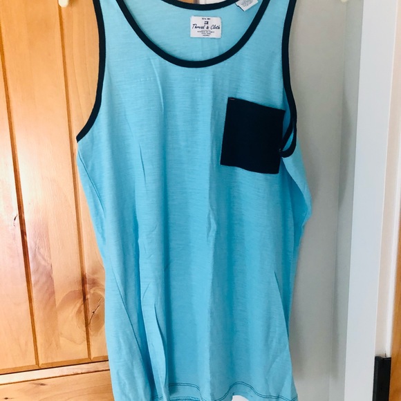Thread & Cloth San Francisco color block long tank top - Picture 1 of 5